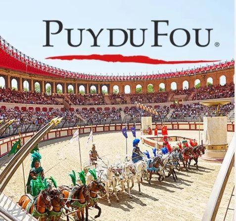 Studio Le Pavachon, Piscine Familiale Chauffee - A 3 Min Du Puy Du Fou Les Épesses Exterior foto